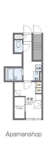 レオパレス雷塚Ⅱ(1K/1階)の間取り写真