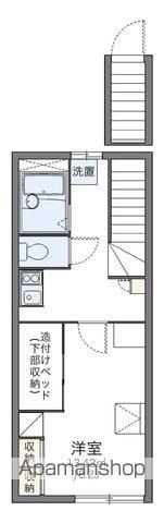 レオパレス飯野坂 Y K(1K/2階)の間取り写真