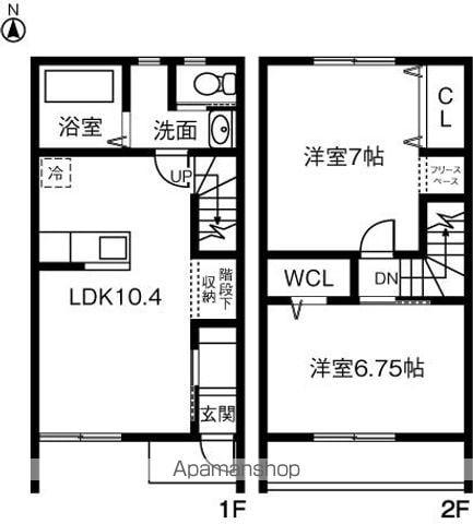 FIORE(2LDK)の間取り写真