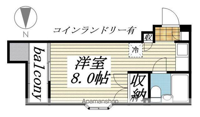 メゾンド・スクワール(ワンルーム/3階)の間取り写真