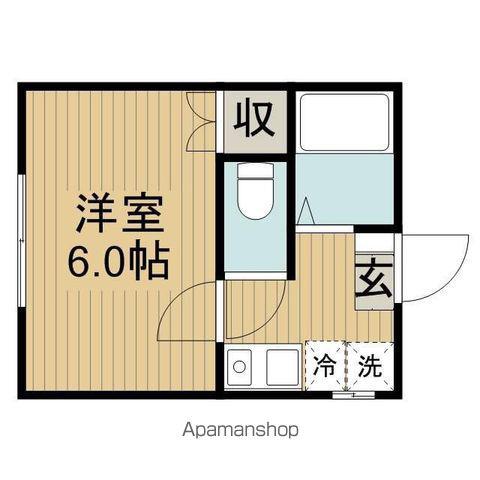 グレイス玉川学園1(1K/1階)の間取り写真