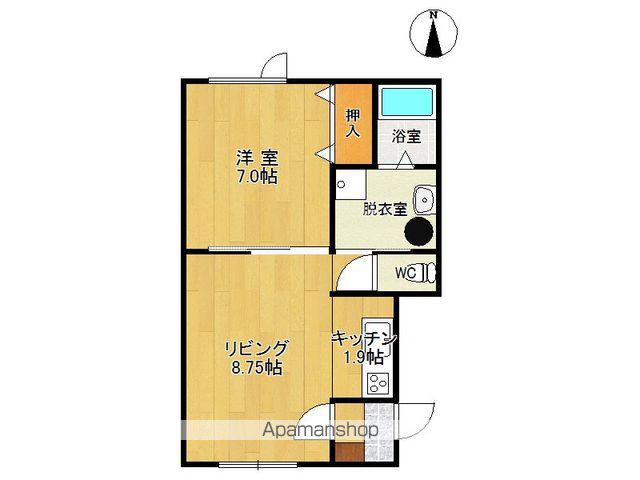 PEACE5(1LDK/2階)の間取り写真