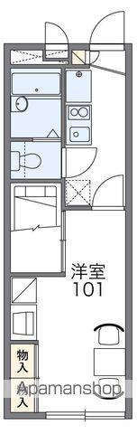 レオパレスとくしま 中前川町(1K/2階)の間取り写真