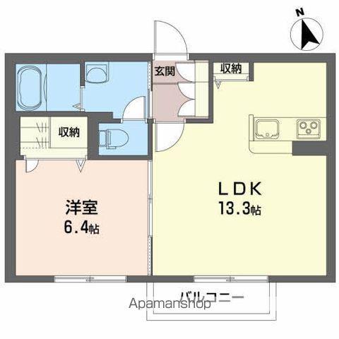 アバンダンティア(1LDK/1階)の間取り写真