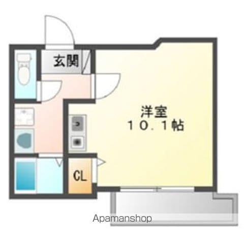 第一中央ビルディング(ワンルーム/3階)の間取り写真