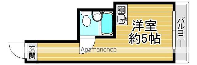 ベストレジデンスあびこ(ワンルーム/6階)の間取り写真