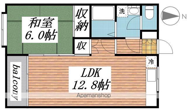 サンワロイヤル長江(1LDK/3階)の間取り写真