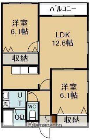 AVANT GARDEⅤ(2LDK/5階)の間取り写真