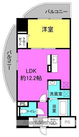 LASANTE梅田(1LDK/7階)の間取り写真