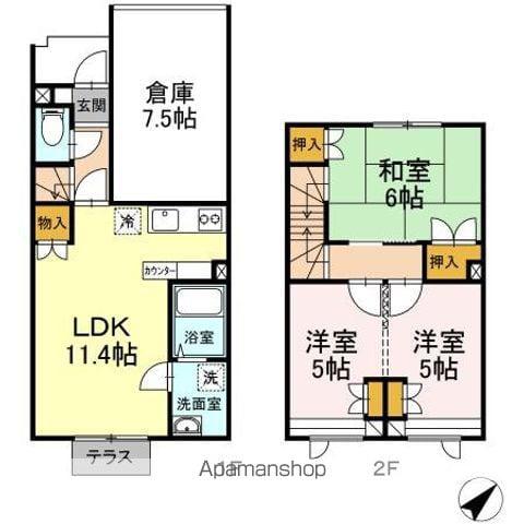 ピットハウス(3LDK/1階)の間取り写真