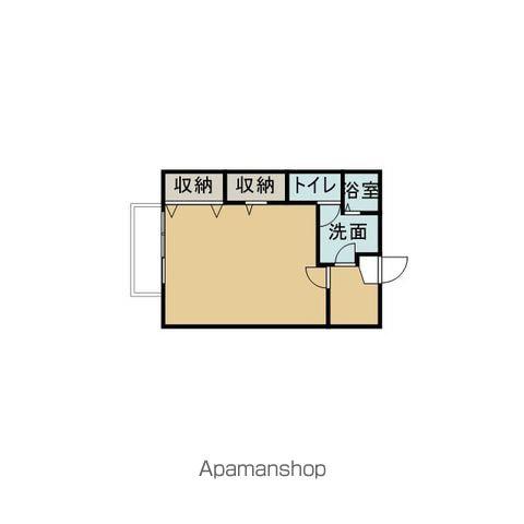 グランメゾン中央(1K/1階)の間取り写真