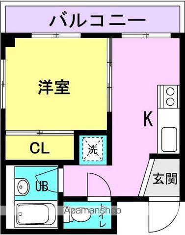 ネクステージ塚口本町(1K/2階)の間取り写真