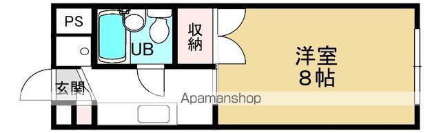 メゾン神宮寺1K(1K/3階)の間取り写真