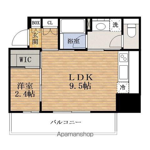 LEFONDPROGRES堺筋本町タワーレジデンス(1LDK/10階)の間取り写真