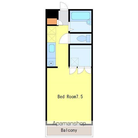 リースランド白楽(1K/2階)の間取り写真