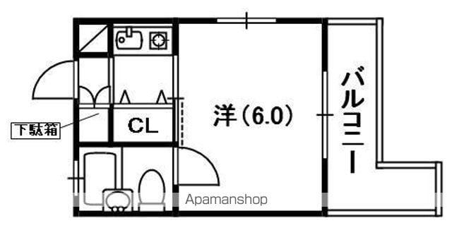 MPLAZA津田駅前壱番館(1K/3階)の間取り写真
