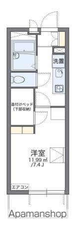 レオパレスSHIBATAⅢ(1K/1階)の間取り写真