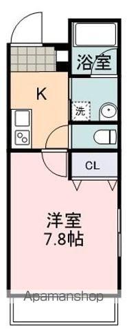 サリーレ本郷町(1K/2階)の間取り写真