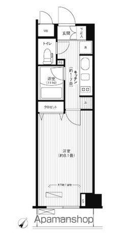 ステラメゾン荻窪(1K/5階)の間取り写真
