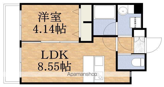 PREGIO城北(1LDK/2階)の間取り写真