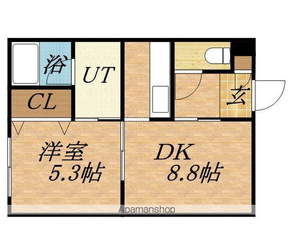 ラ・エスタシオン(1LDK/2階)の間取り写真