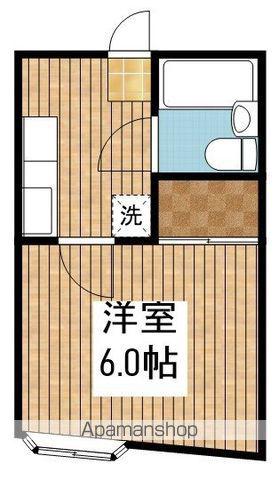 ハウス早福(1K/2階)の間取り写真