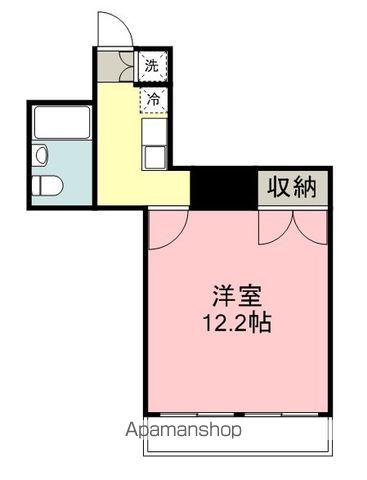 ハイマート小松島(1K/3階)の間取り写真