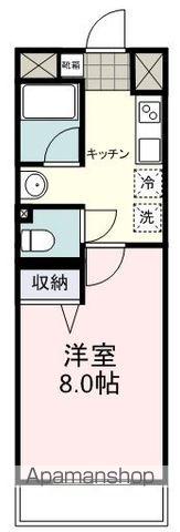 デコラージュ谷田(1K/3階)の間取り写真