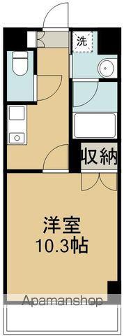 ドエルE-8(1K/3階)の間取り写真