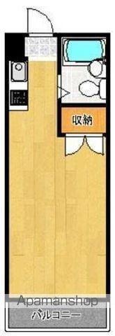 メゾンイトセⅡ(1K/2階)の間取り写真