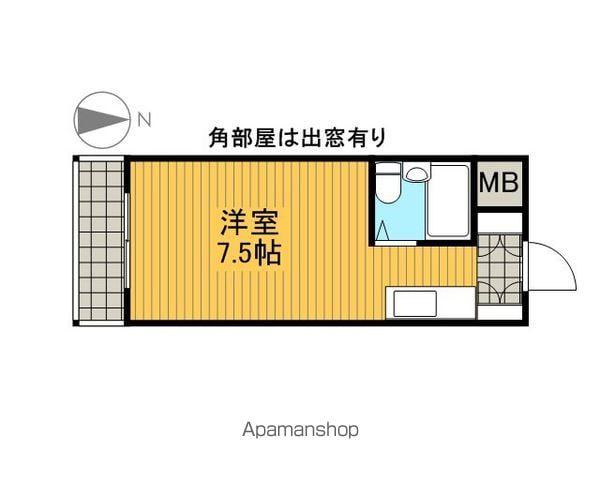 ドール滝子(1K/5階)の間取り写真