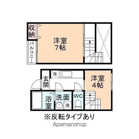セラビ速星(1SDK)の間取り写真