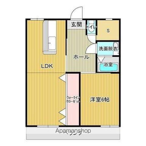 ダイニマンション江平(1LDK/5階)の間取り写真