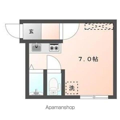 T-ROUTE菊水(1K/3階)の間取り写真
