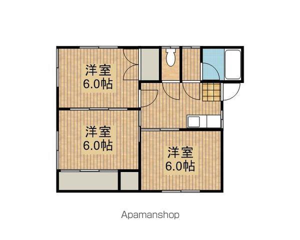 フィールファイン上堂C(3DK/2階)の間取り写真