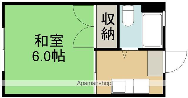 パールコーポ(1K/2階)の間取り写真