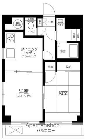 クレアパーク野方(1LDK/3階)の間取り写真