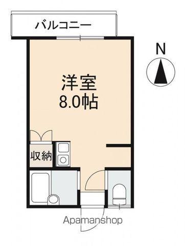Sコート西宝町B棟(ワンルーム/2階)の間取り写真