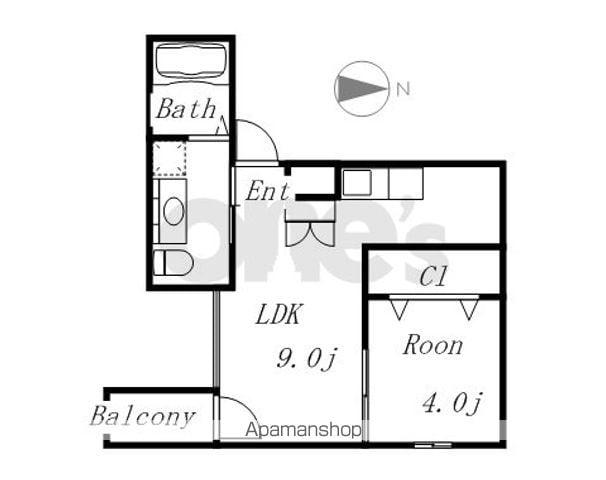 SOPHISJOSAI(1LDK/3階)の間取り写真