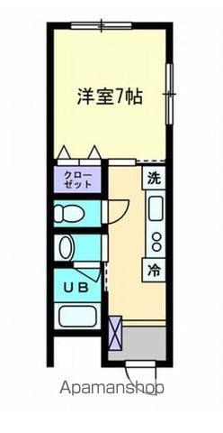 第2せいざんビル(1K/4階)の間取り写真