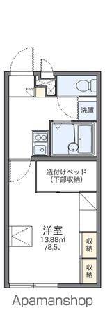 レオパレスSEIRIN(1K/2階)の間取り写真