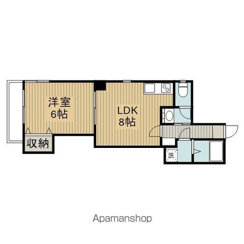 サンジーク(1LDK/5階)の間取り写真