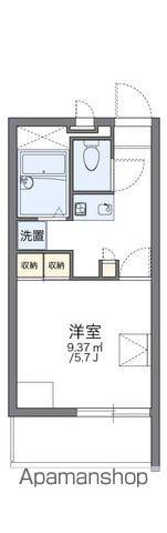 レオパレスAUBE 沼垂西(1K/2階)の間取り写真