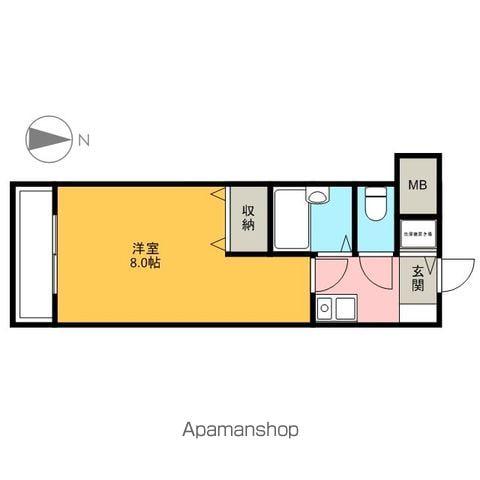 エクセリア高円寺(1K/1階)の間取り写真