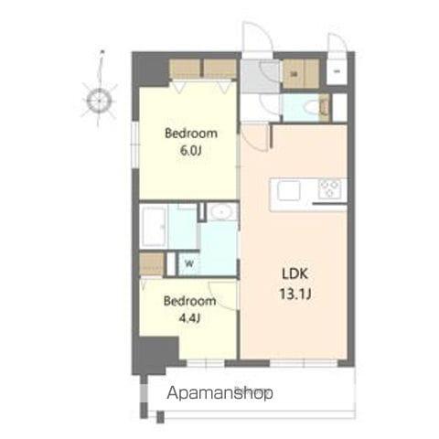 SーRESIDENCE高岳CLARITY 7月17(2LDK/11階)の間取り写真