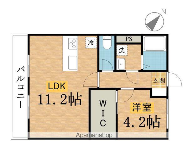 REDEAL子安町(1LDK/1階)の間取り写真
