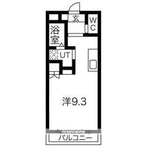 CIビル(ワンルーム/3階)の間取り写真