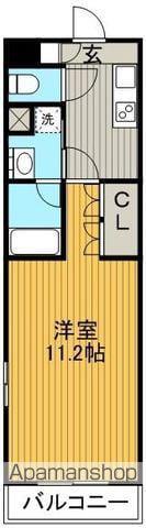 タウンライフ一社(1K/4階)の間取り写真