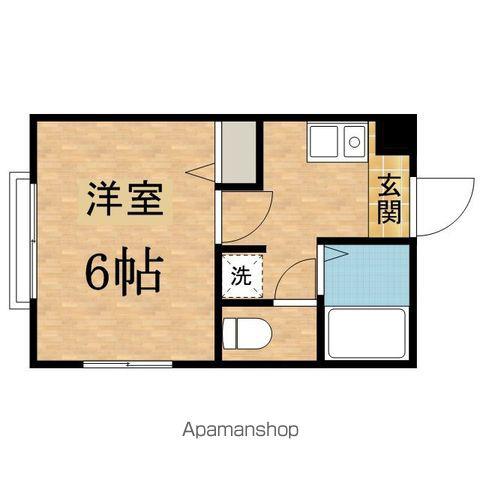 ヴィラ・ア・ラ・モード(1K/2階)の間取り写真