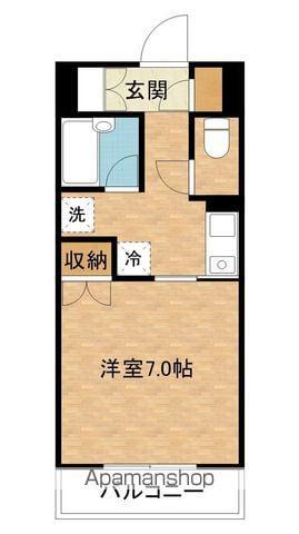 セジュールりんくう(1K/2階)の間取り写真